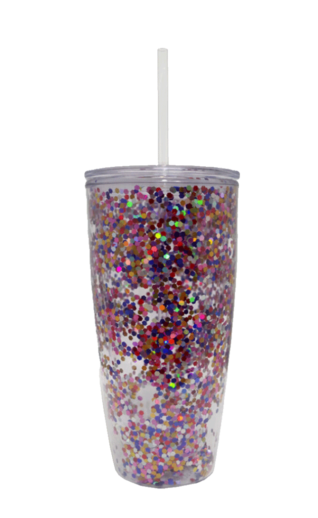 vaso glitter personalizado