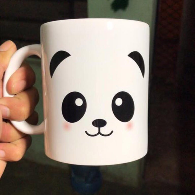taza de panda personalizada