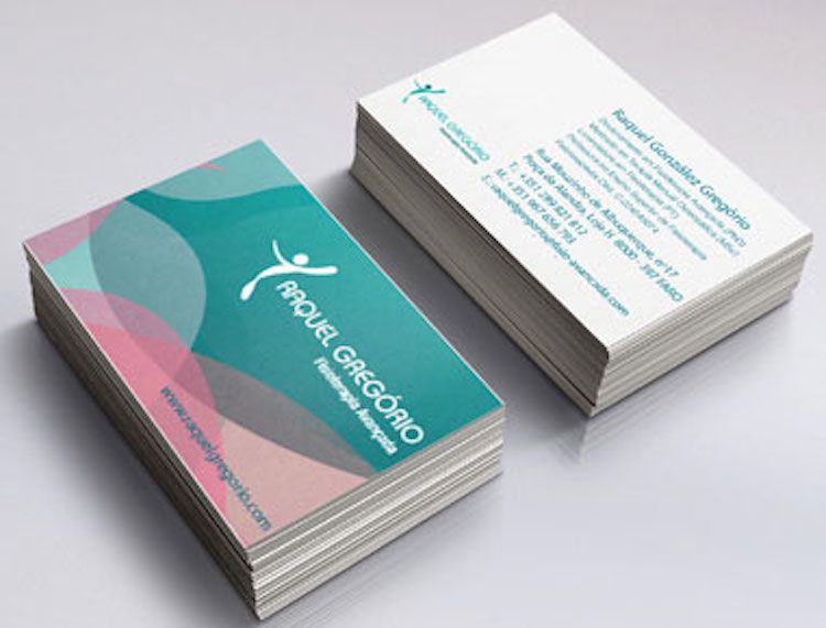tarjetas de presentación para fisioterapeutas