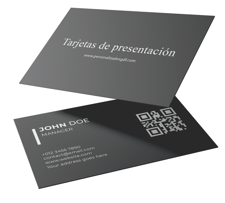 Tarjetas de presentación para imprimir y digitales