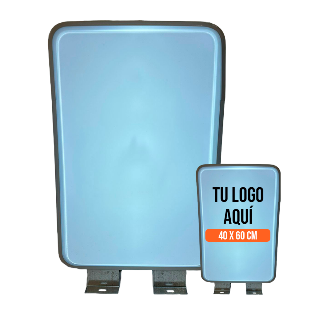 Caja de luz rectangular