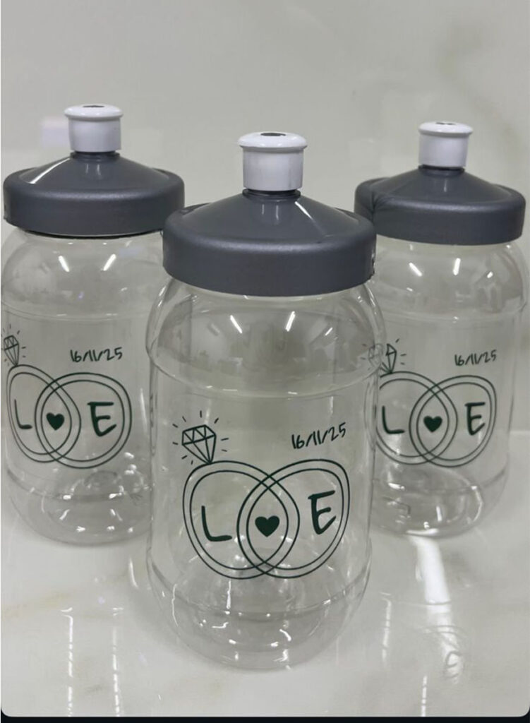 Cilindros personalizados para boda